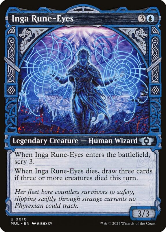Inga Rune-Eyes — mul 10 — Magic The Gathering TCG