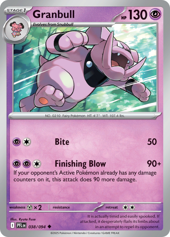Granbull — me2 38 — Pokémon TCG
