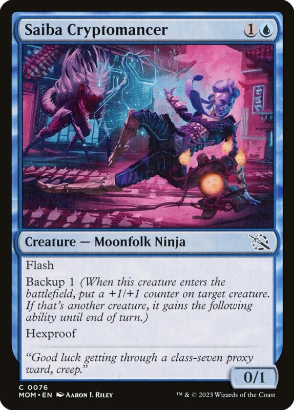Saiba Cryptomancer — mom 76 — Magic The Gathering TCG