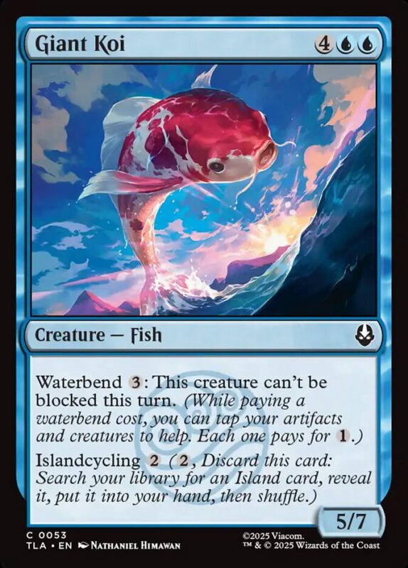 Giant Koi — tla 53 — Magic The Gathering TCG