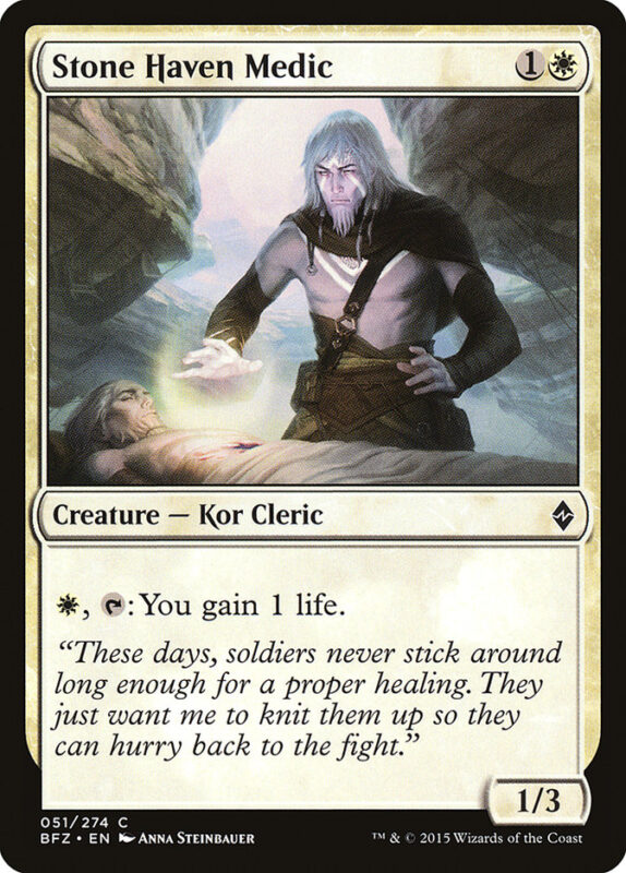 Stone Haven Medic — bfz 51 — Magic The Gathering TCG