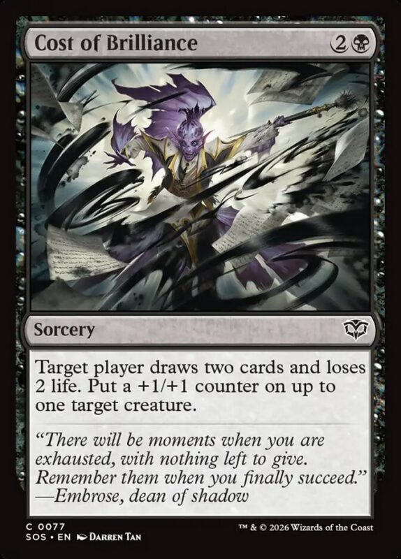 Cost of Brilliance — sos 77 — Magic The Gathering TCG