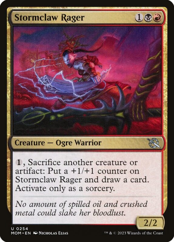 Stormclaw Rager — mom 254 — Magic The Gathering TCG