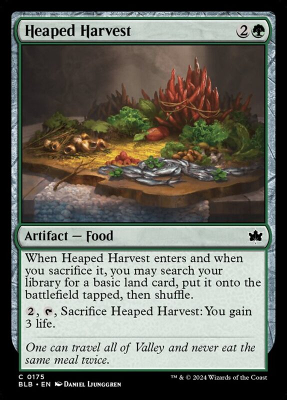 Heaped Harvest — blb 175 — Magic The Gathering TCG