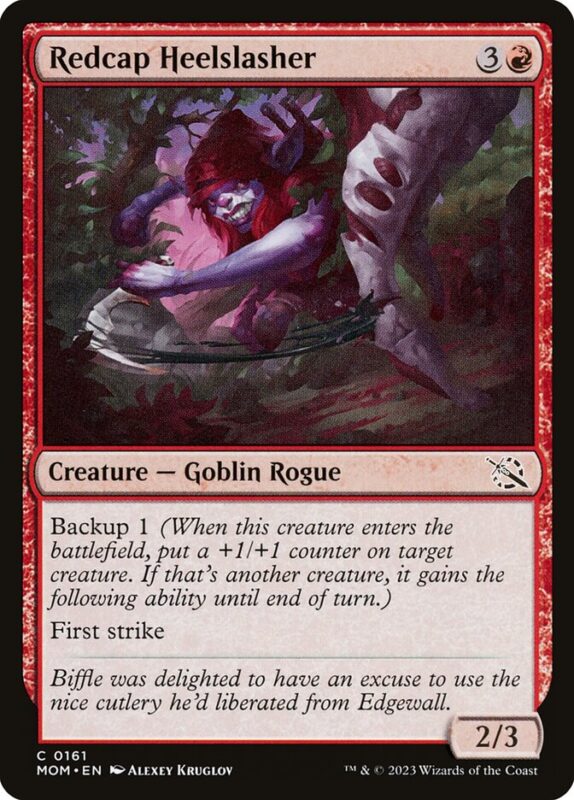 Redcap Heelslasher — mom 161 — Magic The Gathering TCG