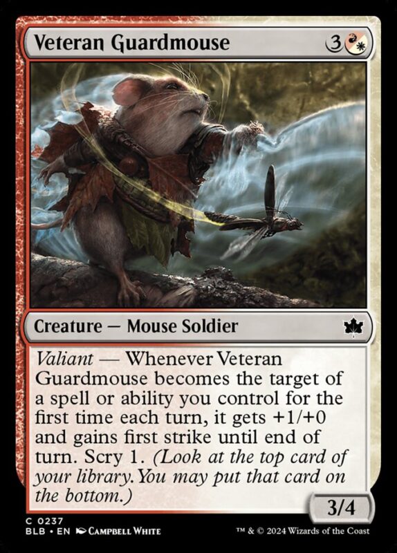 Veteran Guardmouse — blb 237 — Magic The Gathering TCG