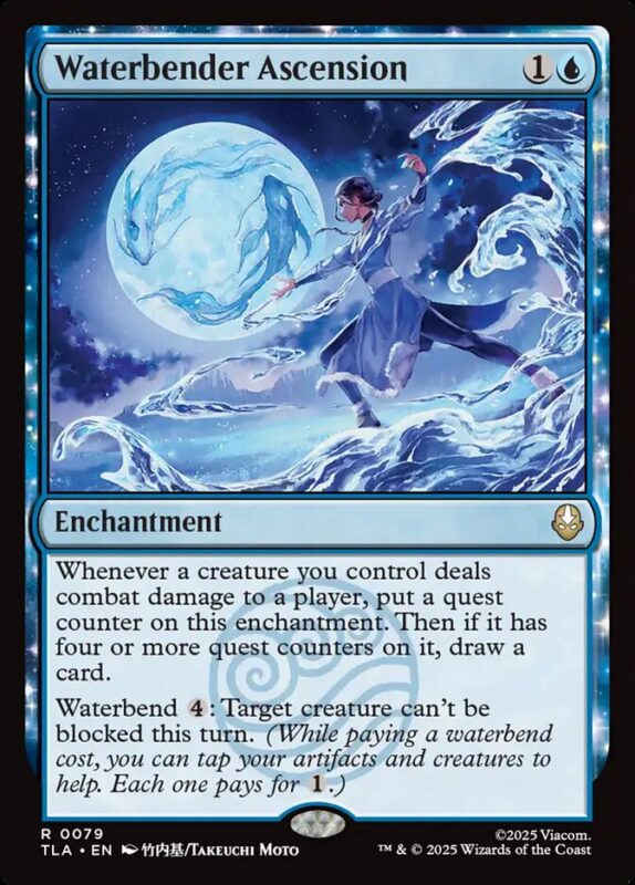 Waterbender Ascension — tla 79 — Magic The Gathering TCG