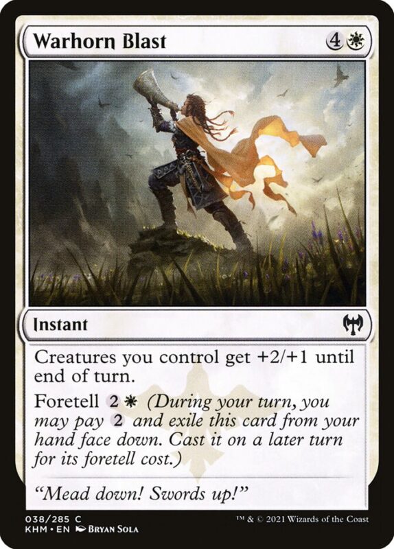Warhorn Blast — khm 38 — Magic The Gathering TCG