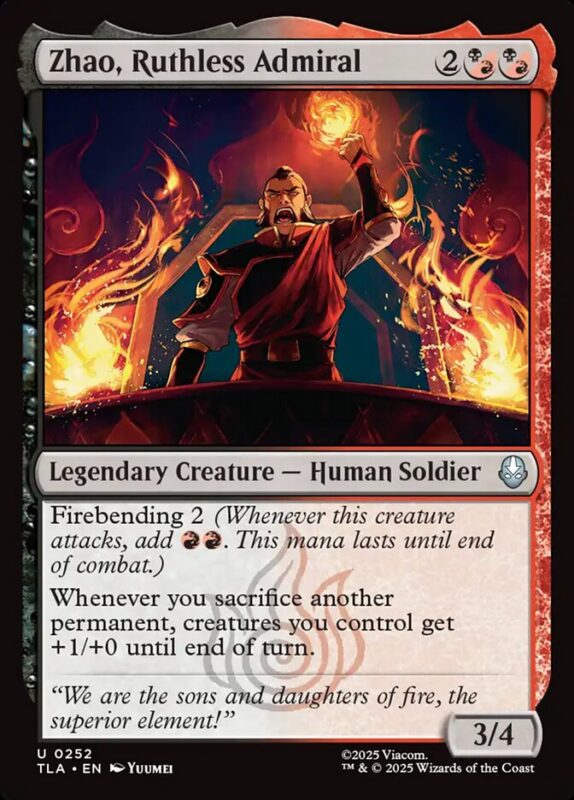 Zhao, Ruthless Admiral — tla 252 — Magic The Gathering TCG