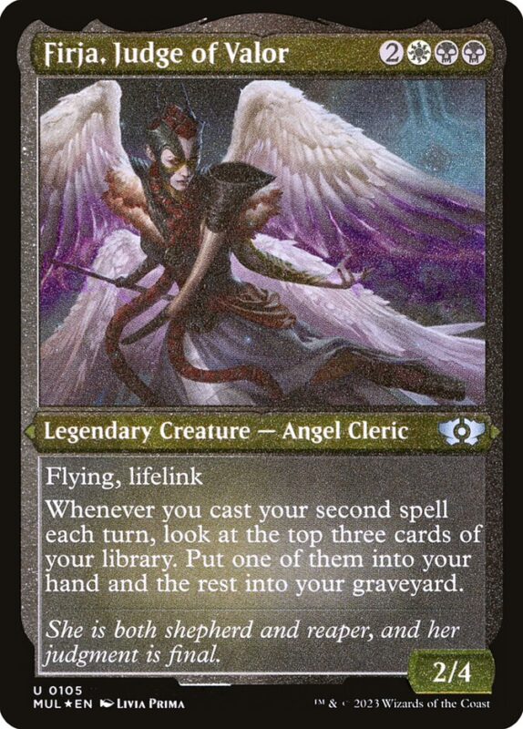Firja, Judge of Valor — mul 105 — Magic The Gathering TCG