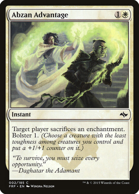 Abzan Advantage — frf 2 — Magic The Gathering TCG