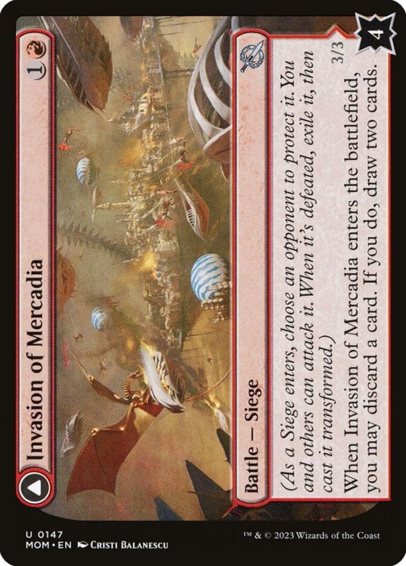 Invasion of Mercadia // Kyren Flamewright — mom 147 — Magic The Gathering TCG