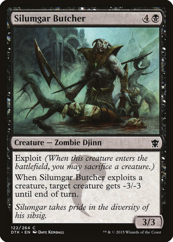 Silumgar Butcher — dtk 122 — Magic The Gathering TCG