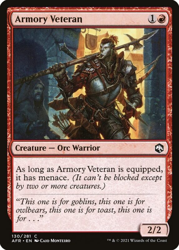 Armory Veteran — afr 130 — Magic The Gathering TCG