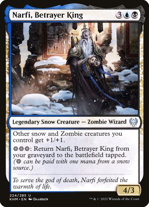 Narfi, Betrayer King — khm 224 — Magic The Gathering TCG