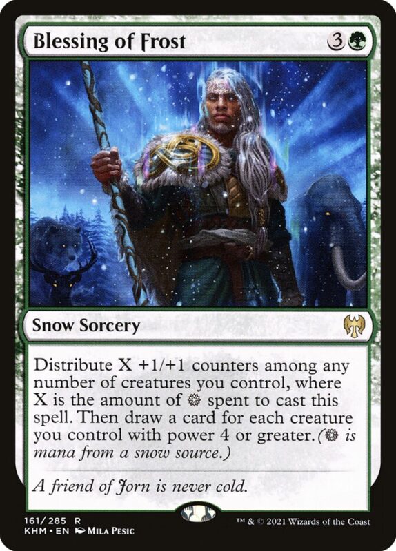 Blessing of Frost — khm 161 — Magic The Gathering TCG