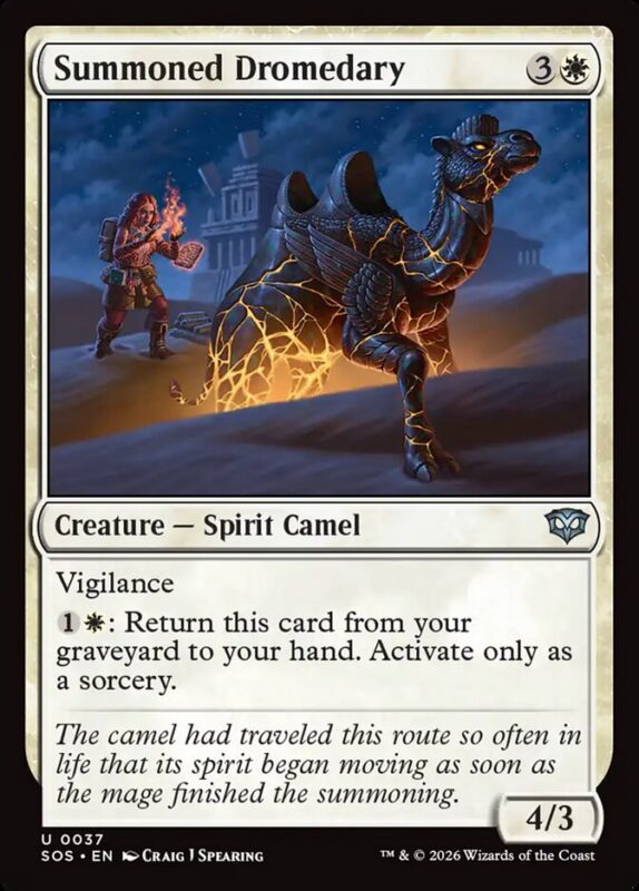 Summoned Dromedary — sos 37 — Magic The Gathering TCG