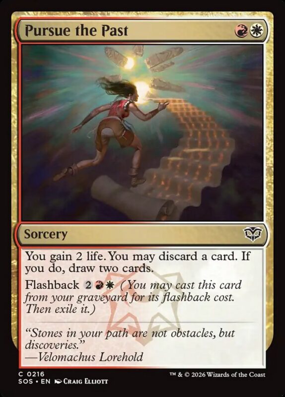 Pursue the Past — sos 216 — Magic The Gathering TCG