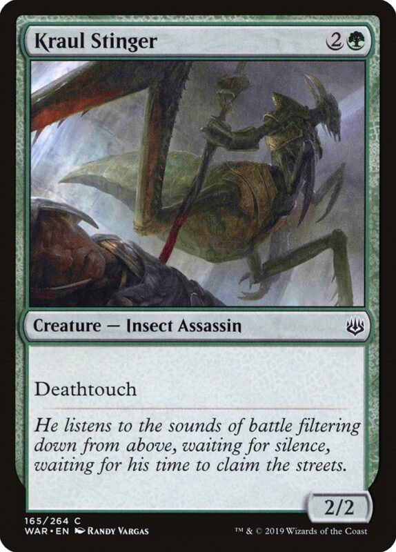 Kraul Stinger — war 165 — Magic The Gathering TCG