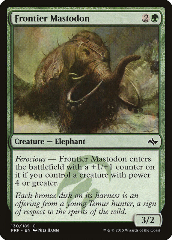 Frontier Mastodon — frf 130 — Magic The Gathering TCG
