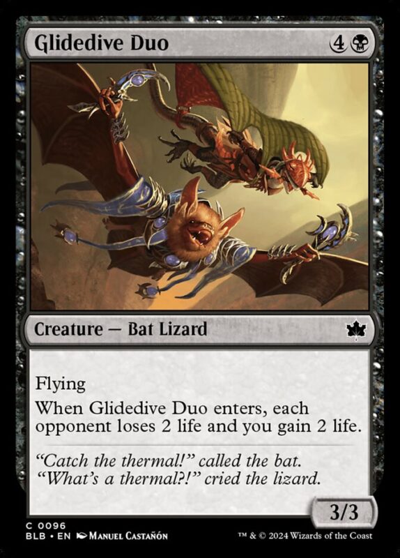 Glidedive Duo — blb 96 — Magic The Gathering TCG