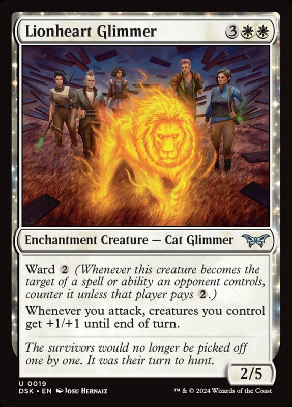 Lionheart Glimmer — dsk 19 — Magic The Gathering TCG