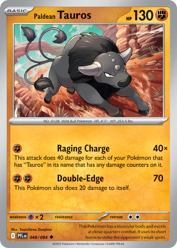 Paldean Tauros — me2 48 — Pokémon TCG