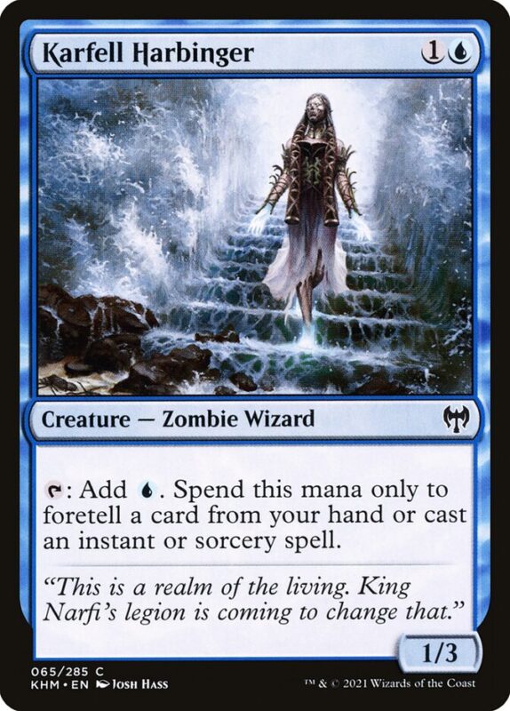 Karfell Harbinger — khm 65 — Magic The Gathering TCG