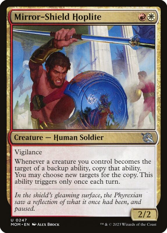 Mirror-Shield Hoplite — mom 247 — Magic The Gathering TCG
