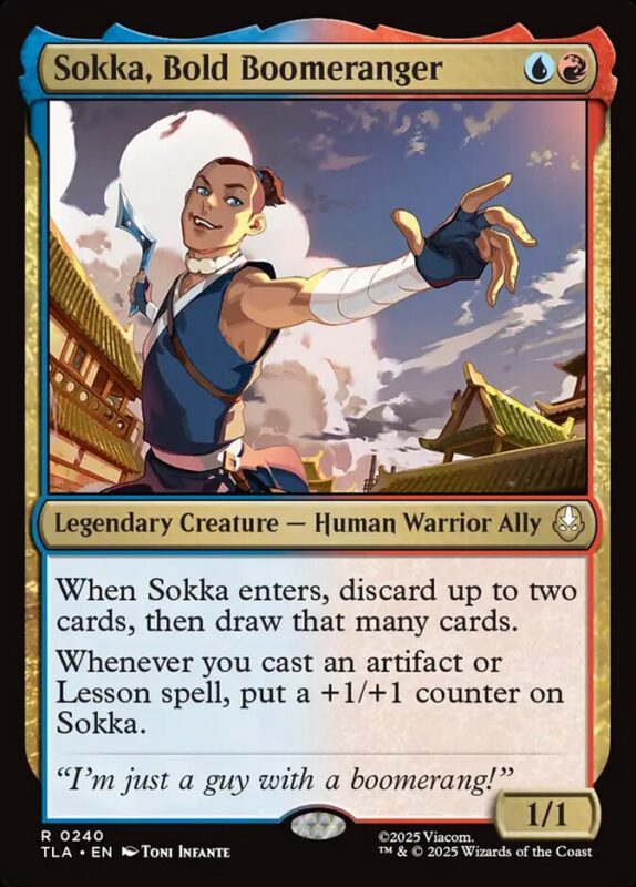 Sokka, Bold Boomeranger — tla 240 — Magic The Gathering TCG