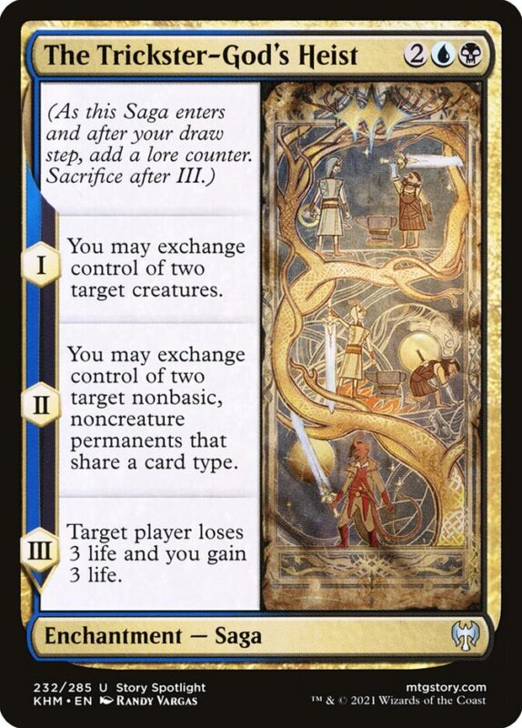 The Trickster-God's Heist — khm 232 — Magic The Gathering TCG