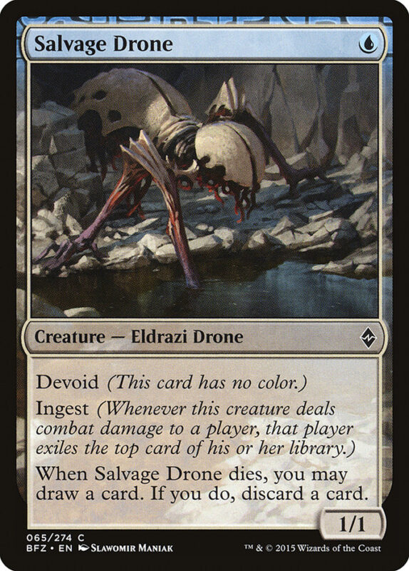 Salvage Drone — bfz 65 — Magic The Gathering TCG