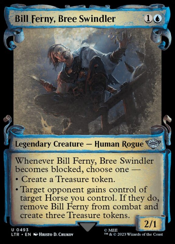 Bill Ferny, Bree Swindler — ltr 493 — Magic The Gathering TCG