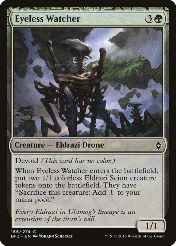 Eyeless Watcher — bfz 166 — Magic The Gathering TCG