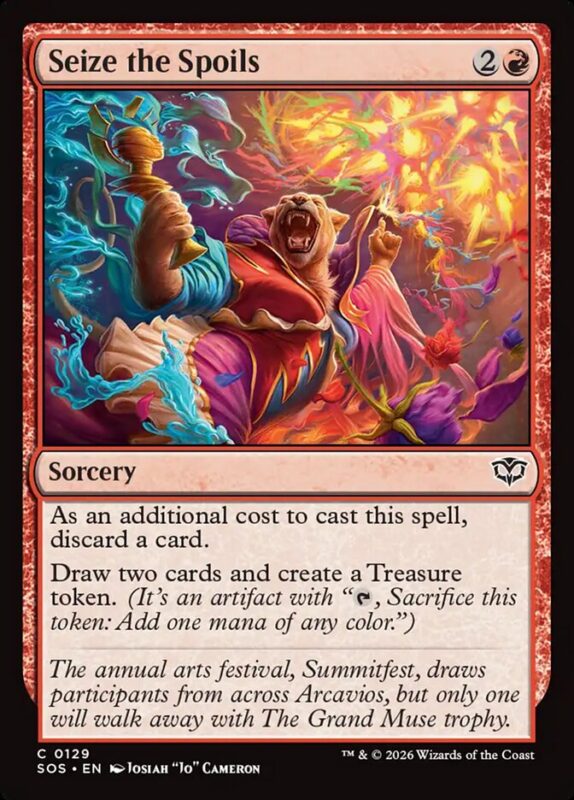 Seize the Spoils — sos 129 — Magic The Gathering TCG