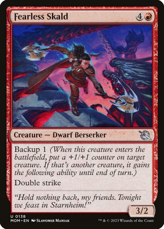 Fearless Skald — mom 138 — Magic The Gathering TCG