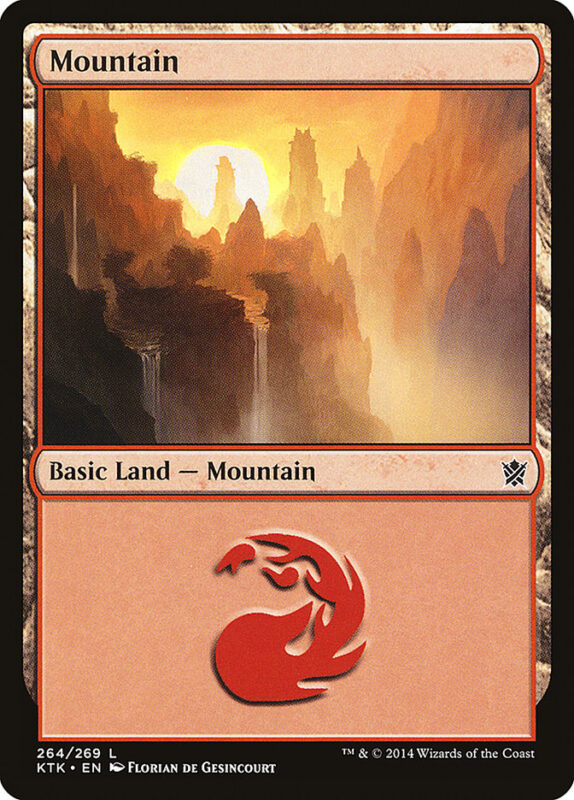Mountain — ktk 264 — Magic The Gathering TCG