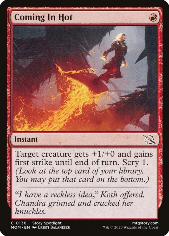 Coming In Hot — mom 136 — Magic The Gathering TCG