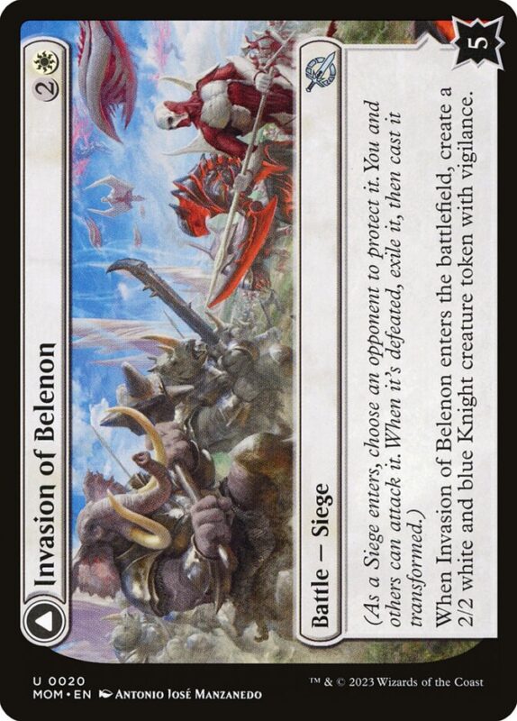Invasion of Belenon // Belenon War Anthem — mom 20 — Magic The Gathering TCG
