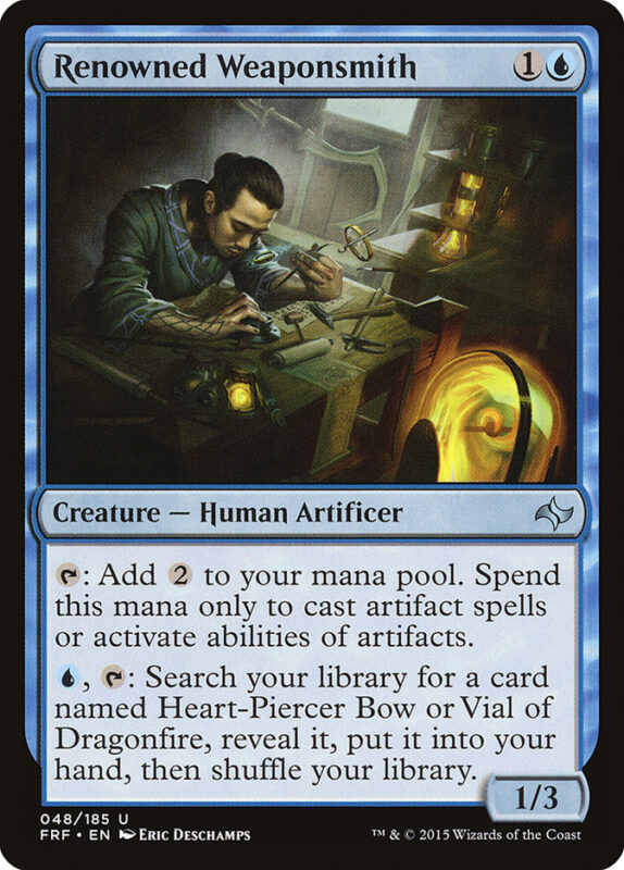 Renowned Weaponsmith — frf 48 — Magic The Gathering TCG