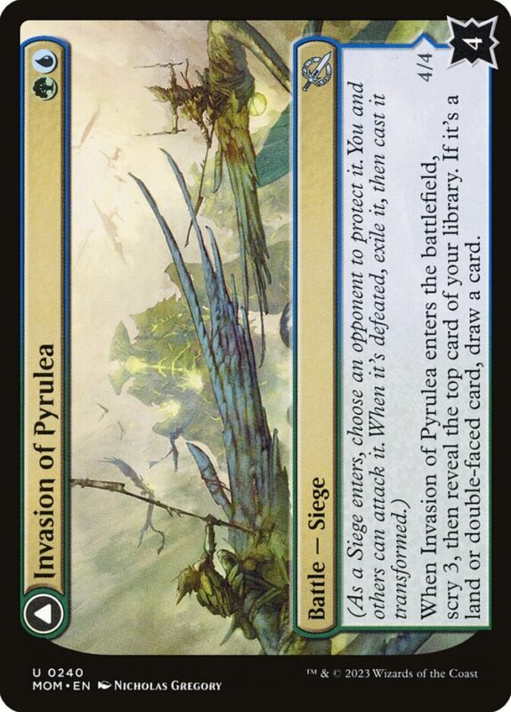Invasion of Pyrulea // Gargantuan Slabhorn — mom 240 — Magic The Gathering TCG