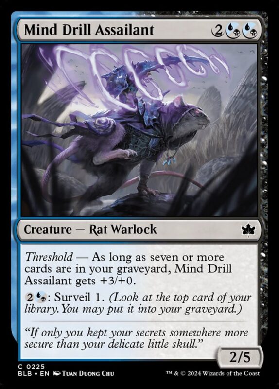 Mind Drill Assailant — blb 225 — Magic The Gathering TCG