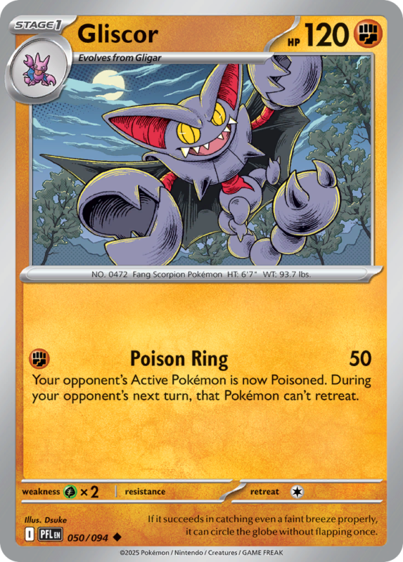 Gliscor — me2 50 — Pokémon TCG