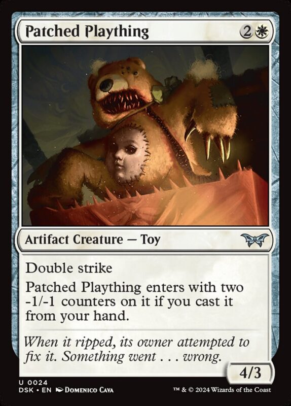 Patched Plaything — dsk 24 — Magic The Gathering TCG