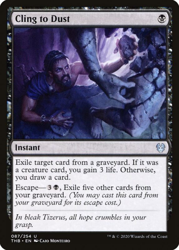 Cling to Dust — thb 87 — Magic The Gathering TCG