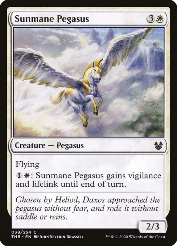 Sunmane Pegasus — thb 38 — Magic The Gathering TCG