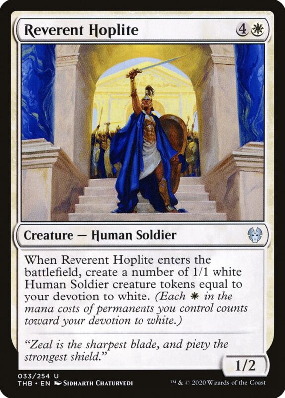 Reverent Hoplite — thb 33 — Magic The Gathering TCG