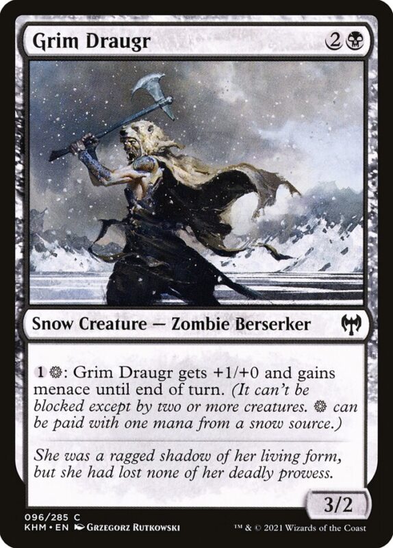 Grim Draugr — khm 96 — Magic The Gathering TCG