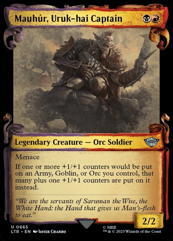 Mauhúr, Uruk-hai Captain — ltr 665 — Magic The Gathering TCG