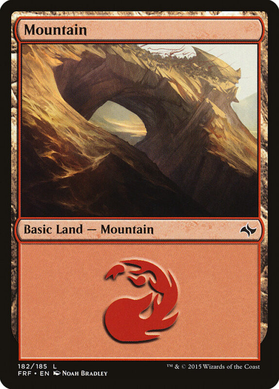 Mountain — frf 182 — Magic The Gathering TCG